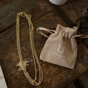 Uncommon James Gold 3 Chain Necklace